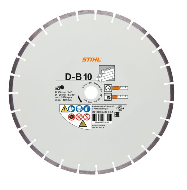 Stihl D-B10 DIAMOND CUTTING WHEEL - CONCRETE