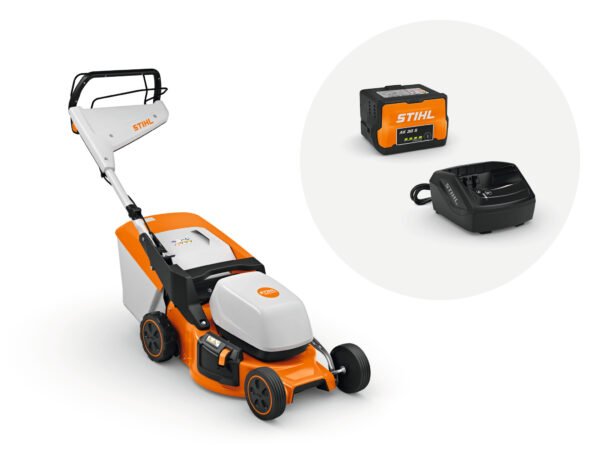 Stihl RMA 248 T Cordless Lawn Mower with AK 30 S battery and AL 101 charger - RMA 248 T  CORDLESS LAWN MOWER - AK SYSTEM