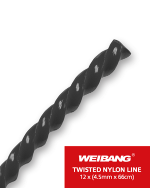 Weibang TWISTED TRIMMER LINE PRE CUT - 12 x (4.5MM x 66CM)