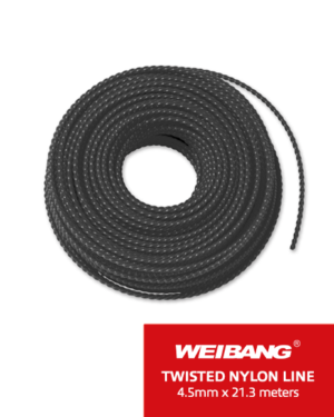 Weibang TWISTED TRIMMER LINE ROLL - (4.5MM x 21.3M)