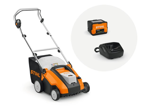 Stihl RLA 240 Cordless Lawn Scarifier with AK 20 battery and AL 101 charger - RLA 240 CORDLESS LAWN SCARIFIER – AK SYSTEM