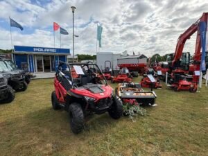 Polaris RZR on display at Linstead Garden Machinery's Suffolk Show stand 2025