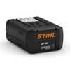 STIHL AP 30 battery front view with LED charge indicator