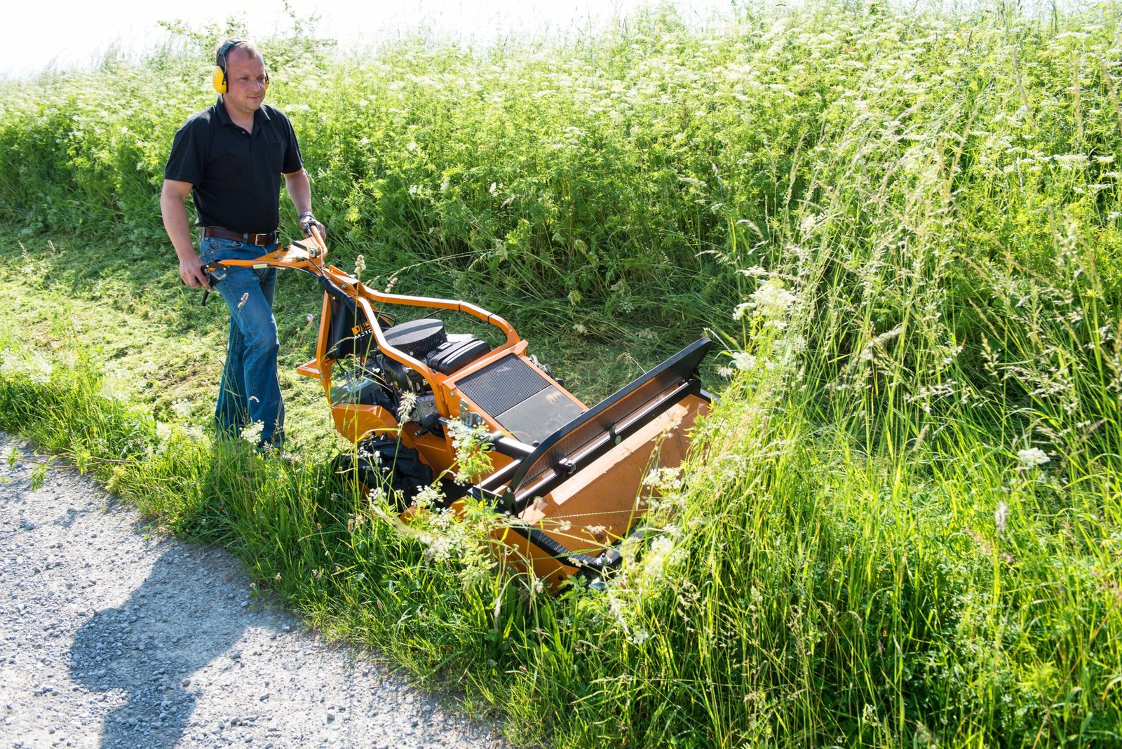 AS 901 SM Flail Mower 90cm Professional Slope Machine - Image 4