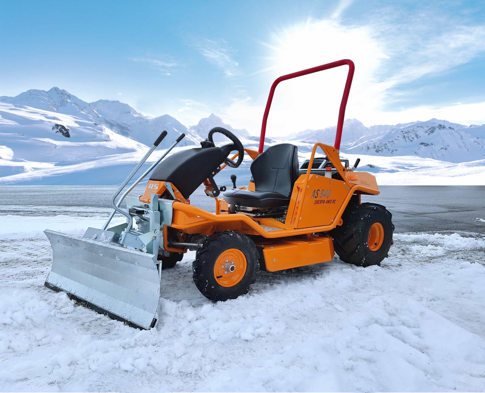 Adapter & operating elements for snow blade-G06937014
