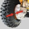 Grass-winding protection kit front axle-