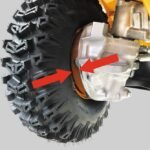 Grass-winding protection kit front axle