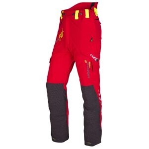 Arbortec AT4050 Breatheflex Chainsaw Trousers Design C Class 1 - Red