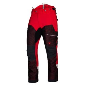 Arbortec AT4080 - Deep Forest Chainsaw Trousers Design A/Class 1 - Red