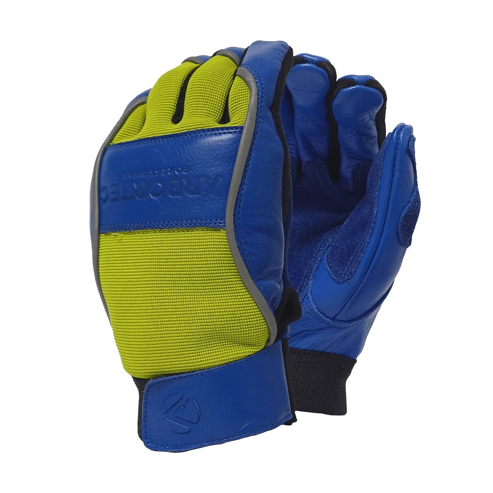 Arbortec AT875 Chainsaw Gloves Blue Lime