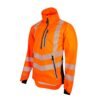 Arbortec ATHV4400 Half Zip Waterproof Jacket - Hi-Vis Orange
