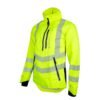 Arbortec ATHV4400 Half Zip Waterproof Jacket - Hi-Vis Yellow