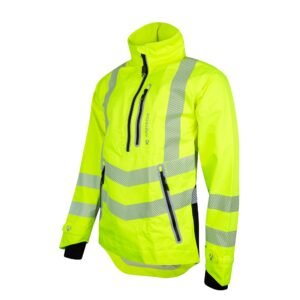 Arbortec ATHV4400 Half Zip Waterproof Jacket - Hi-Vis Yellow
