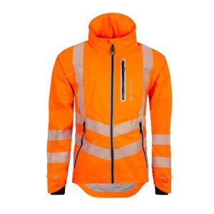 Arbortec ATHV4420 Full Zip Waterproof Work Jacket – Hi-Vis Orange