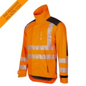 Arbortec ATHV4480 - Heavy Duty Full Zip Waterproof Jacket - Hi Vis Orange
