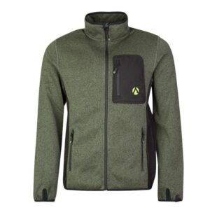 Arbortec Kudu Plus Melange Zip Sweater Olive