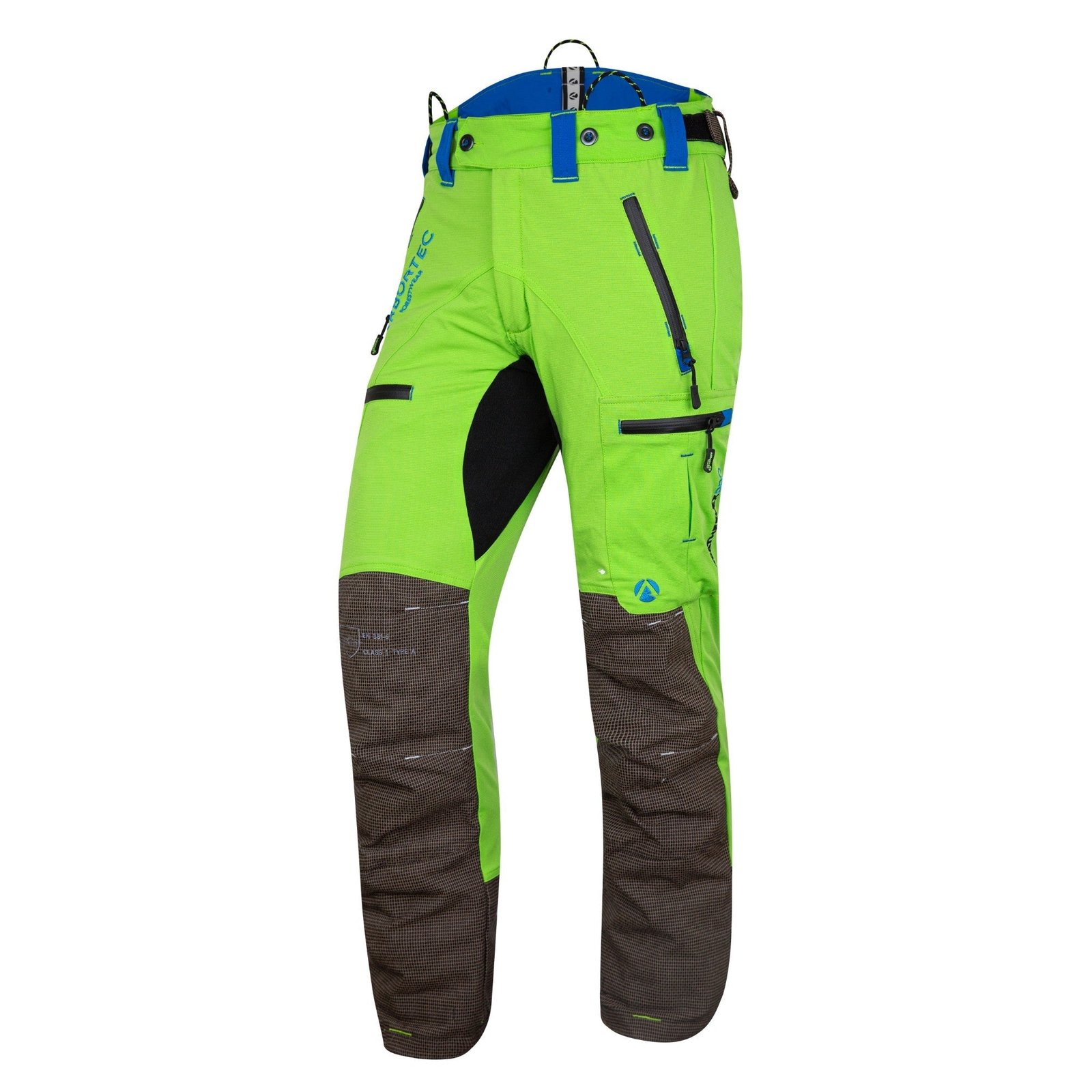 Arbotec AT4070 Breatheflex Pro Chainsaw Trousers Design C Class 1 - Lime