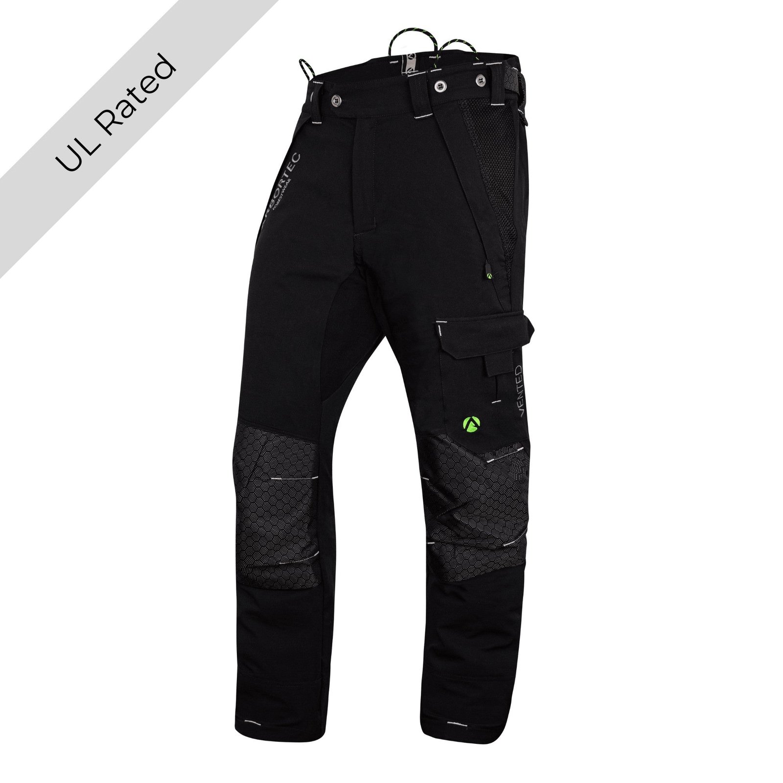 Arbotec AT4062 Vented Chainsaw Trousers UL Rated - Black