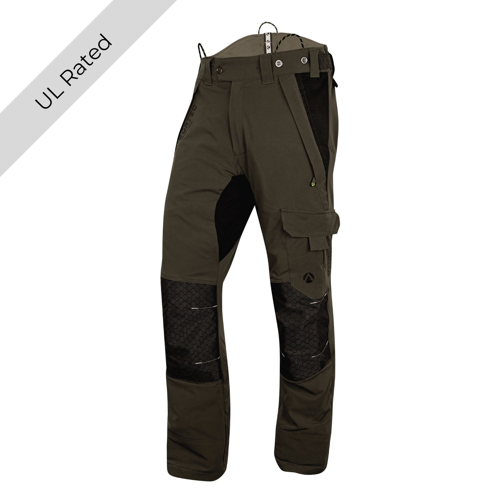 Arbotec AT4062 Vented Chainsaw Trousers UL Rated - Olive