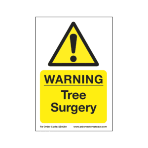 Treehog SS0060 Corex Safety Sign - Warning Tree Surgery - AB301939