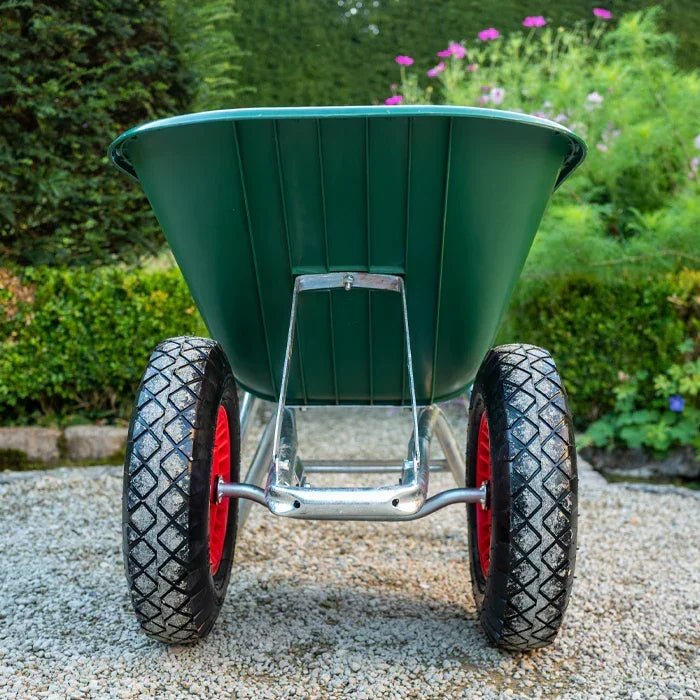 Henchman 135 Litre Heavy-Duty Galvanised Wheelbarrow - Image 3