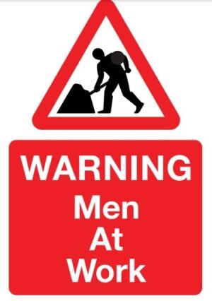 Arbortec SS0010 Corex Safety Sign - Men At Work
