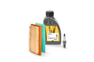 STIHL Service Kit 50 with air filter, spark plug and 600ml SAE 30 engine oil for selected RM, RL and MH mower and tiller models