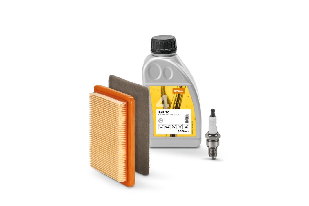 STIHL Service Kit 52 with air filter, spark plug and 500ml SAE 30 engine oil for selected RM petrol lawn mower models