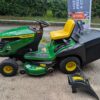 Used John Deere X167R 42” Rear Collect Ride-On Mower